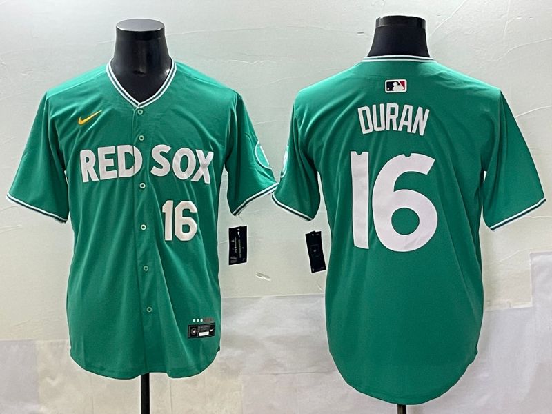 Men Boston Red Sox #16 Duran Green Joint Name Nike 2025 MLB Jersey style 44